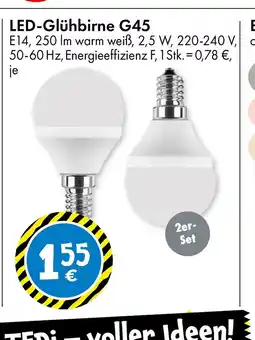 TEDi LED-Glühbirne G45 Angebot