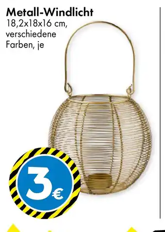 TEDi Metall-Windlicht Angebot