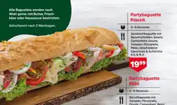 MPreis Partybaguette Klassik Angebot