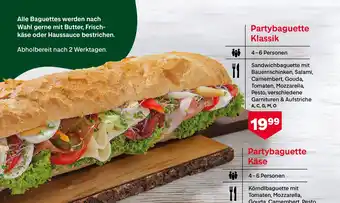 MPreis Partybaguette Klassik Angebot