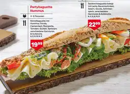 MPreis Partybaguette Hummus Angebot
