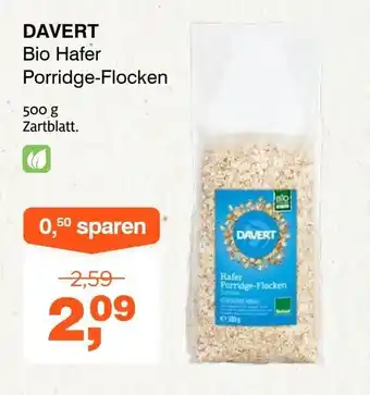 Davert bio hafer porridge-flocken