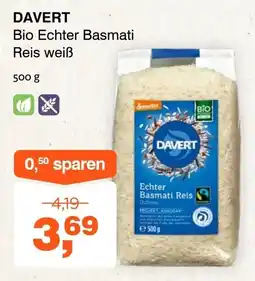 Prokopp Davert bio echter basmati reis weiß Angebot