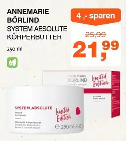 Prokopp Annemarie börlind system absolute körperbutter Angebot