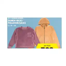 Hofer Damen-Nicki-Pullover/Jacke versch. Farben und Modelle HOFER Angebot