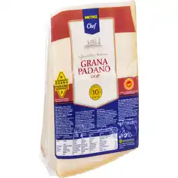 Metro Grana Padano, Preisangabe ohne MwSt. (Preis inkl. MwSt. 17,68 €), METRO Angebot