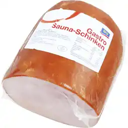 Metro Gastro Saunaschinken, Preisangabe ohne MwSt. (Preis inkl. MwSt. 8,46 €), METRO Angebot