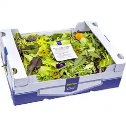 Metro Salatmix mit Blumen, Preisangabe ohne MwSt. (Preis inkl. MwSt. 15,39 €), METRO Angebot