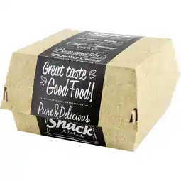 Metro Hamburger Box Gross „Good Food“, Preisangabe ohne MwSt. (Preis inkl. MwSt. 12,59 €), METRO Angebot