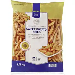 Metro Sweet Potato Fries, Preisangabe ohne MwSt. (Preis inkl. MwSt. 11,34 €), METRO Angebot