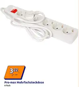 Action Pro-max Mehrfachsteckdose Angebot