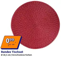 Action Rundes Tischset Angebot
