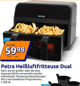 Action Petra Heißluftfritteuse Dual Angebot