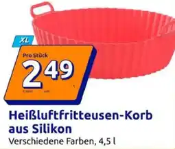 Action Heißluftfritteusen-Korb aus Silikon Angebot
