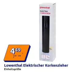 Action Lowenthal Elektrischer Korkenzieher Angebot
