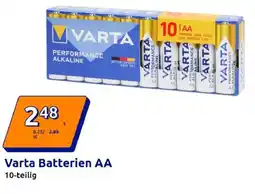Action Varta Batterien AA Angebot