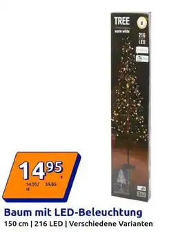 Action Baum mit LED-Beleuchtung Angebot