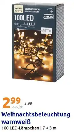 Action Weihnachtsbeleuchtung warmweiß Angebot