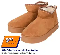 Action Stiefeletten mit dicker Sohle Angebot