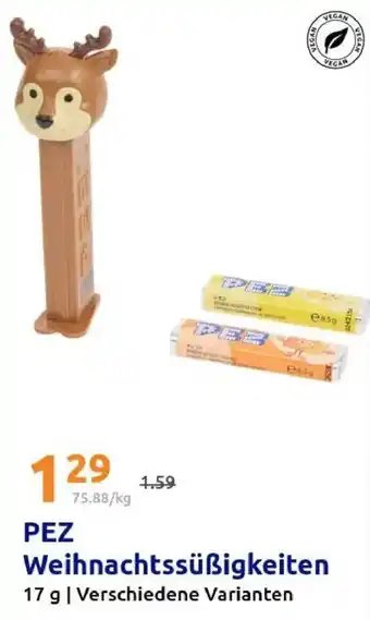 Action PEZ Weihnachtssüßigkeiten Angebot