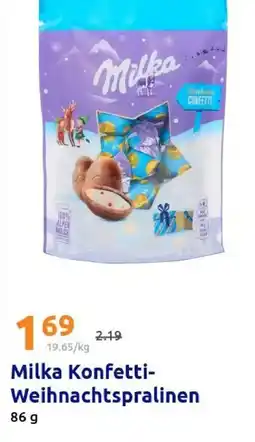 Action Milka Konfetti Weihnachtspralinen Angebot