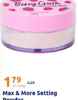 Action Max & More Setting Powder Angebot