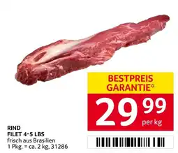Transgourmet Rind filet Angebot