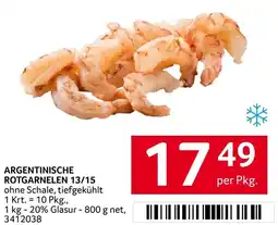 Transgourmet ARGENTINISCHE ROTGARNELEN Angebot
