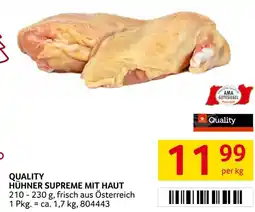 Transgourmet Quality hühner supreme mit haut Angebot