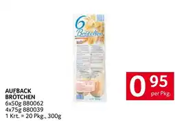 Transgourmet Aufback brötchen Angebot