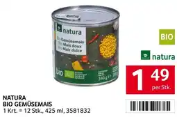 Transgourmet Natura bio gemüsemais Angebot