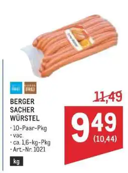 Metro BERGER SACHER WÜRSTEL Angebot