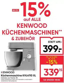 Maximarkt Küchenmaschine kvl4110 xl Angebot