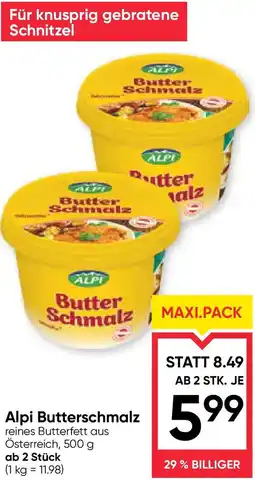 Maximarkt Alpi Butterschmalz Angebot