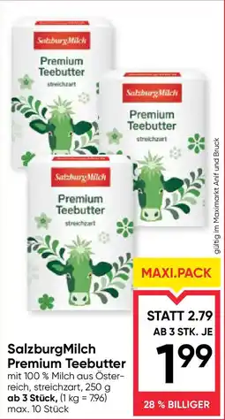 Maximarkt Salzburgmilch premium teebutter Angebot
