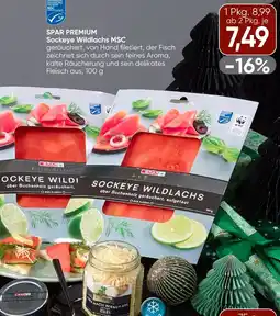 Spar Spar premium sockeye wildlachs msc Angebot