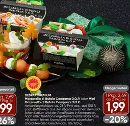 Spar Desparo premium mozzarella di bufala campana d.o.p. oder mini mozzarella di bufala campana d.o.p. Angebot