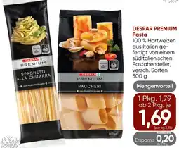 Spar Despar premium pasta Angebot