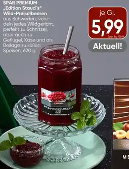 Spar Spar premium „edition staud's" wild-preiselbeeren Angebot