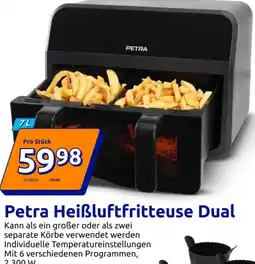 Action Petra Heißluftfritteuse Dual Angebot