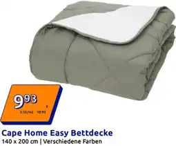 Action Cape Home Easy Bettdecke Angebot
