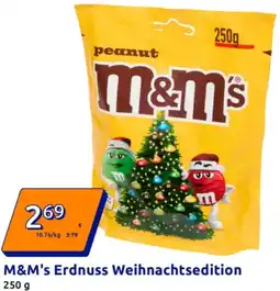 Action M&M's Erdnuss Weihnachtsedition Angebot