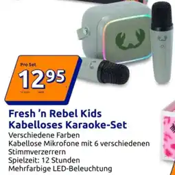 Action Fresh 'n Rebel Kids Kabelloses Karaoke-Set Angebot