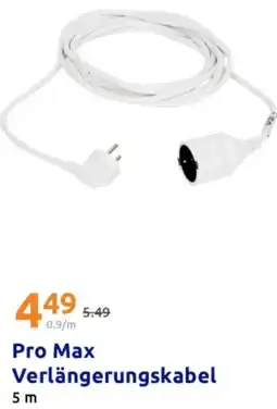 Action Pro Max Verlängerungskabel Angebot