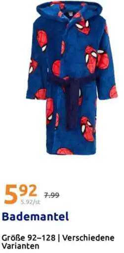 Action Bademantel Angebot