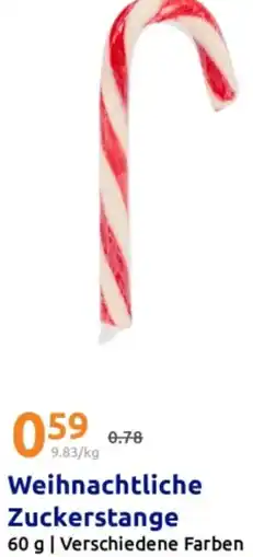 Action Weihnachtliche Zuckerstange Angebot