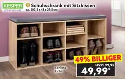 Norma Schuhschrank mit sitzkissen Angebot