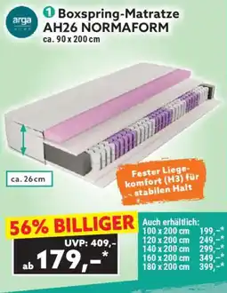 Norma Boxspring-matratze ah26 normaform Angebot
