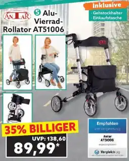 Norma Alu- Vierrad- Rollator AT51006 Angebot