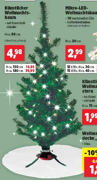 Thomas Philipps Künstlicher Welhnachts- baum Angebot